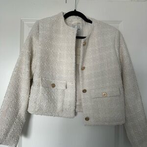 Abercrom Cream Tweed Jacket